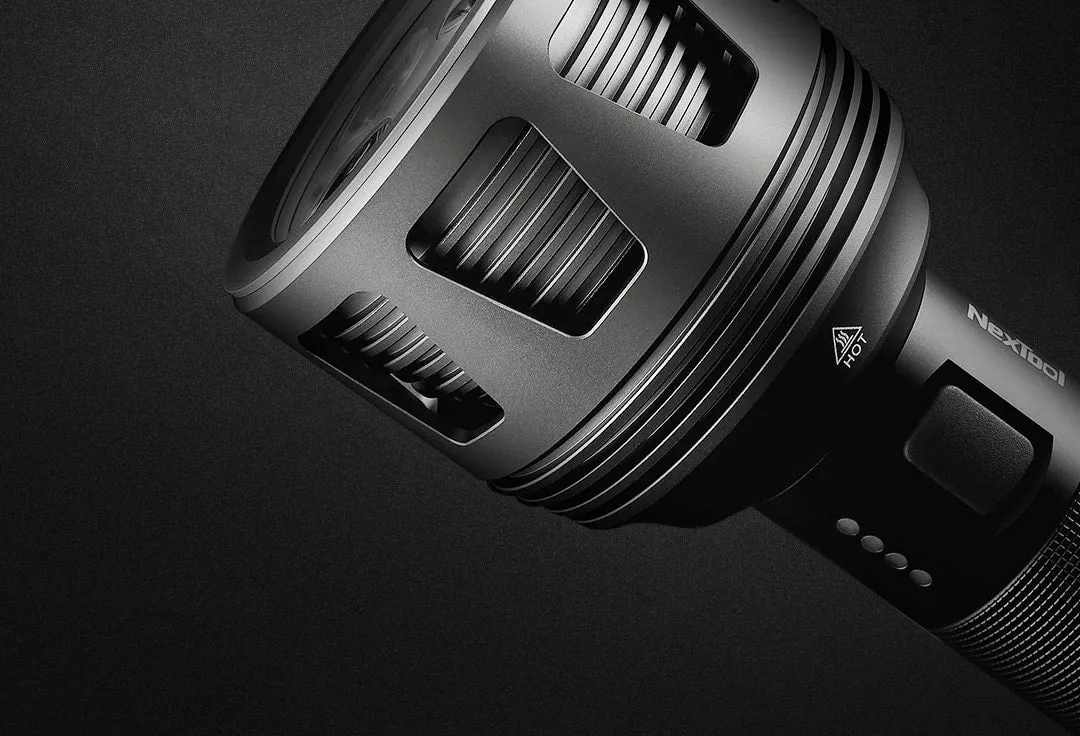 Xiaomi Nextool 4*LED  Flashlight 3600 lumens 450m 5 Modes IPX7 Waterproof Type-C Rechargeable Torch for Camping