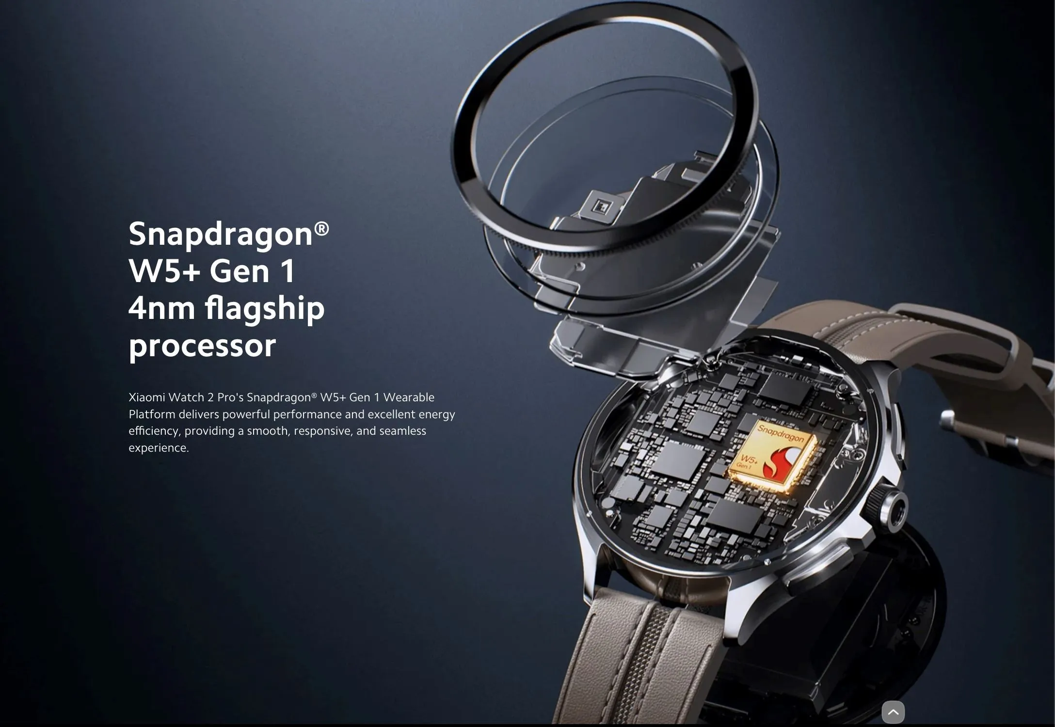 Xiaomi Watch 2 Pro 1.43 inch AMOLED 326 PPI 65h Battery with Qualcomm Snapdragon