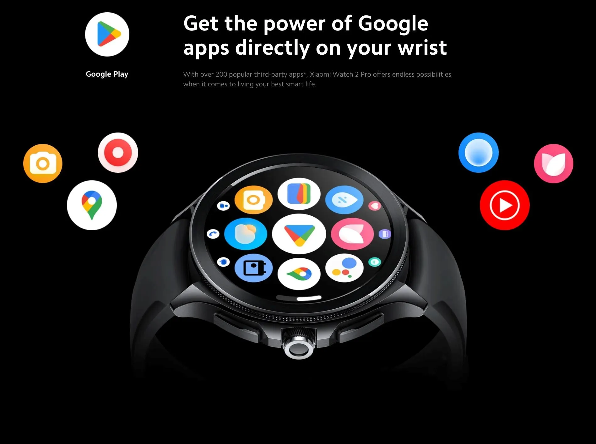 Xiaomi Watch 2 Pro 1.43 inch AMOLED 326 PPI 65h Battery with Qualcomm Snapdragon