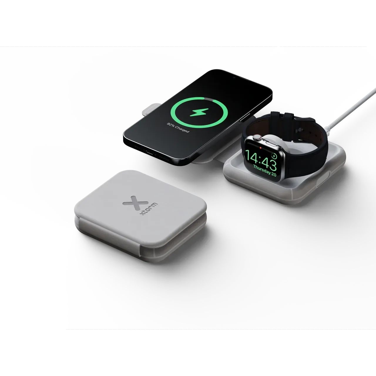 Xtorm Foldable Wireless Travel Charger 2-in-1
