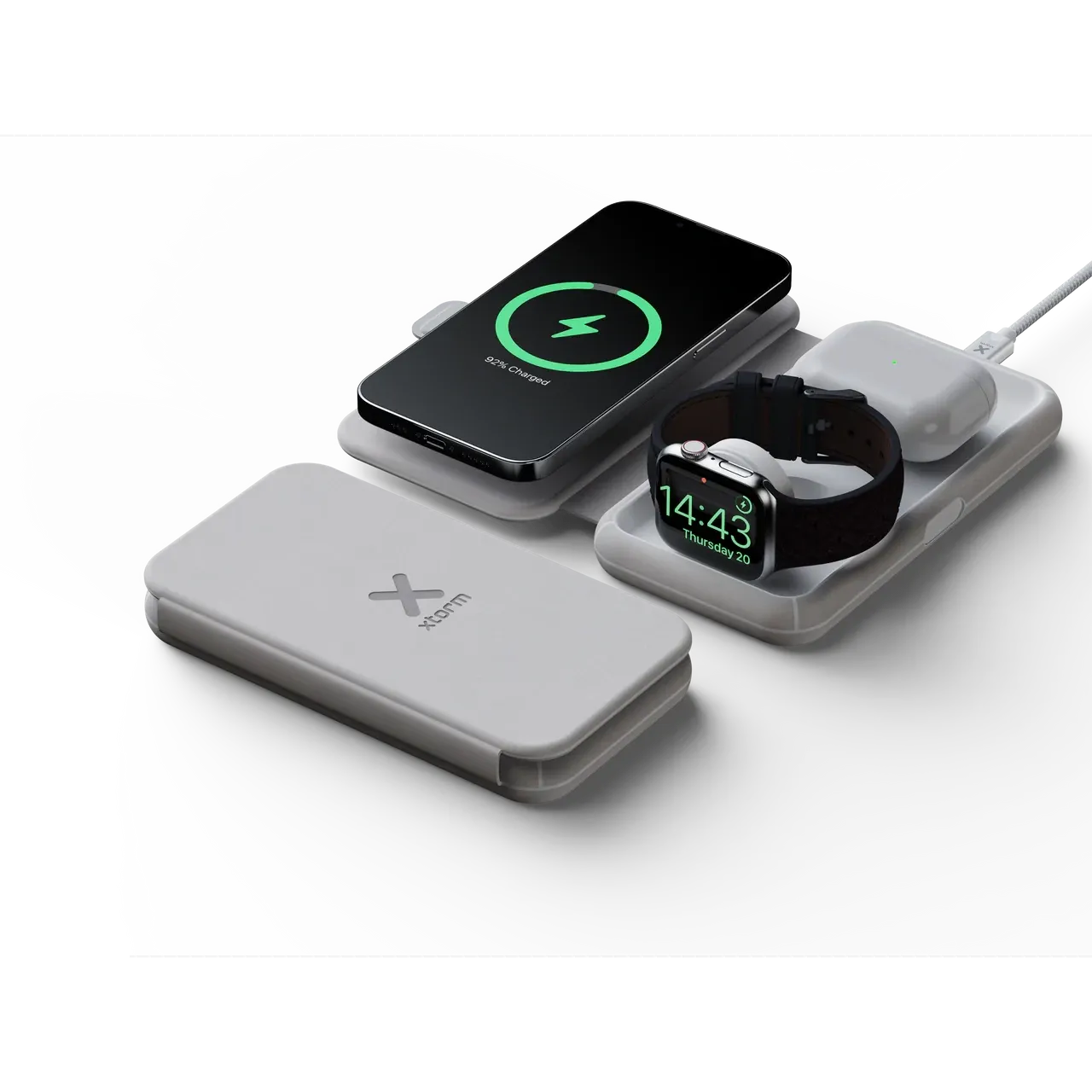 Xtorm Foldable Wireless Travel Charger 3-in-1