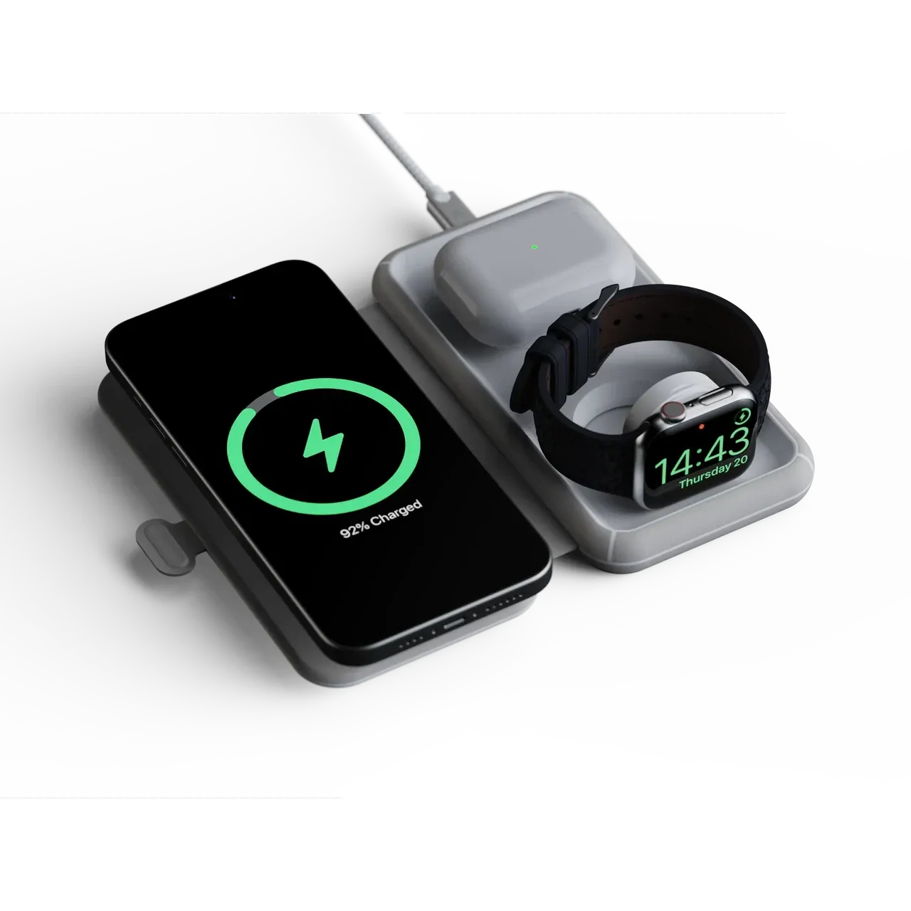 Xtorm Foldable Wireless Travel Charger 3-in-1