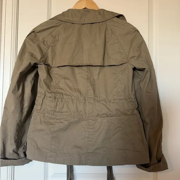 ZARA Basic Short Women’s Trench Coat Size M- beige
